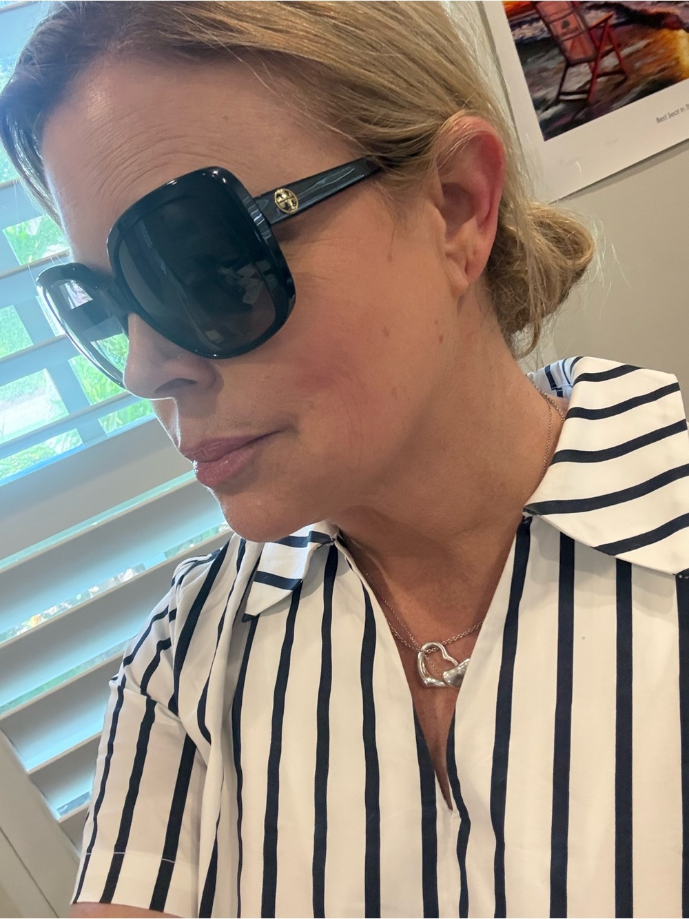 Tory Burch TY7112 Black Oversized Square Polarized Sunglasses 57mm - Picture 3 of 12